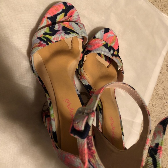 Nude Footwear Floral Heels From Revolve Clothing - Picture 7 of 8